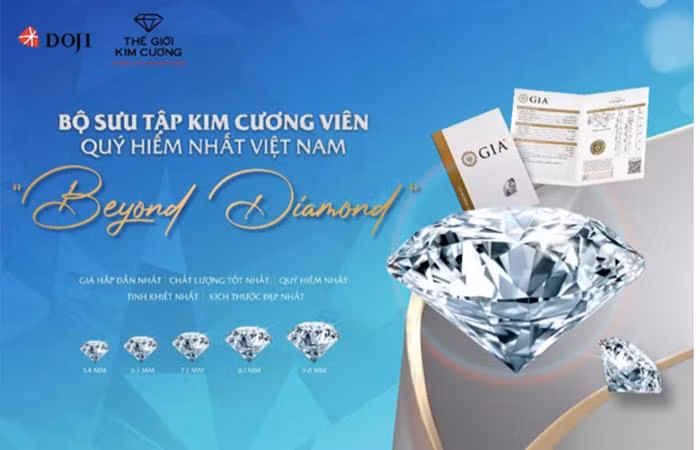 Cận cảnh bộ sưu tập kim cương viên "Beyond Diamond" của DOJI và Thế Giới Kim Cương Cận cảnh bộ sưu tập kim cương viên "Beyond Diamond" của DOJI và Thế Giới Kim Cương