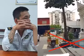 CAP Hoàng Mai làm việc với bảo vệ hành hung shipper tại khu đô thị Louis