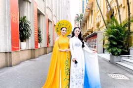 Hậu trường trước giờ G Ngày hội “Áo dài – Dân vũ” của phụ nữ Công an Thủ đô