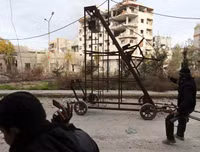 Điểm mặt những vũ khí tự chế cực 'dị' của phiến quân đối lập Syria (1)