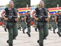 Bất ngờ trước vẻ đẹp nữ binh sĩ 'quốc gia hoa hậu' Venezuela