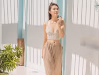 Hoa hậu Tường Linh khoe vẻ đẹp mong manh đầy quyến rũ