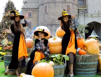 Halloween Sun World Ba Na Hills đẹp rực rỡ với hơn 10 tấn bí, ngô, táo trang trí