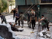 Điểm mặt những vũ khí tự chế cực 'dị' của phiến quân đối lập Syria (1)