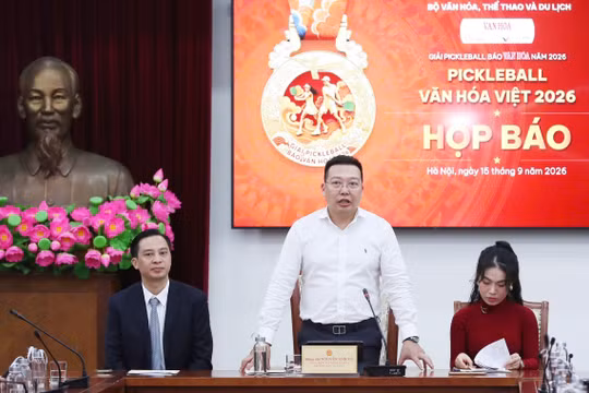 Lan tỏa giá trị văn hóa - thể thao tại "Pickleball Văn hóa Việt 2026"
