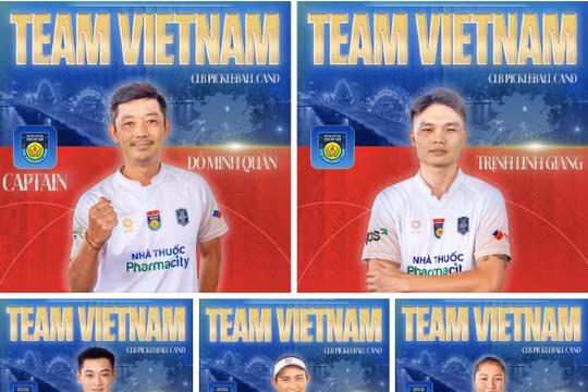 Việt Nam cử đội hình mạnh tranh tài pickleball World Cup 2026