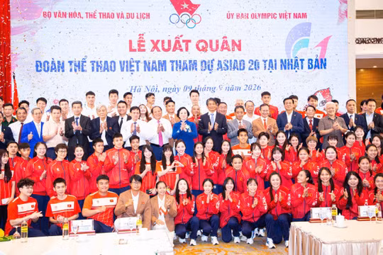 Đoàn Việt Nam xuất quân, 348 VĐV phấn đấu tối thiểu 4 huy chương vàng ASIAD 2026