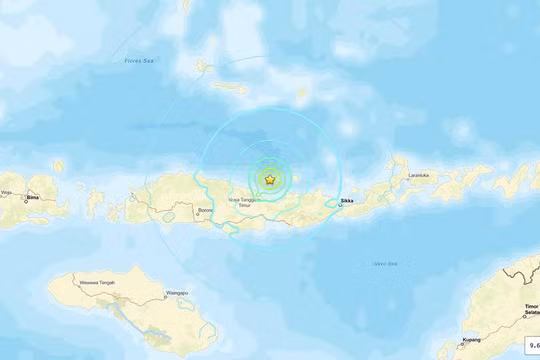 Động đất mạnh 7,7 độ richter tại Indonesia, gây cảnh báo sóng thần