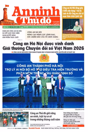 Báo An ninh Thủ đô số 7996, ngày 15/10/2026