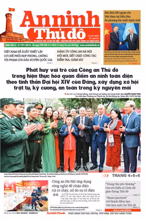 Báo An ninh Thủ đô số 7991, ngày 25/09/2026