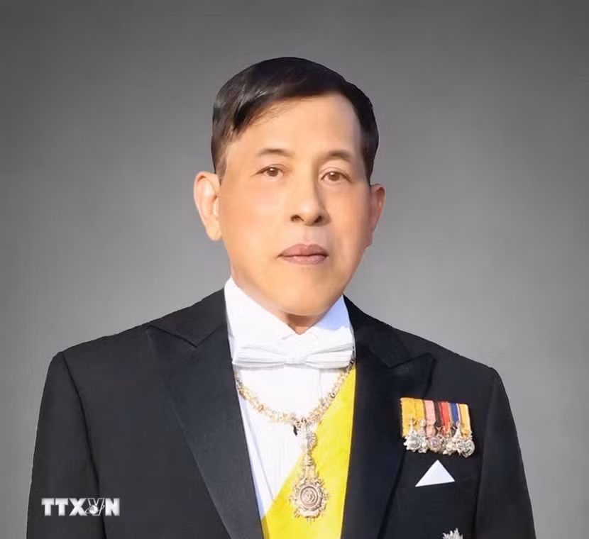 Nhà Vua Vương quốc Thái Lan Maha Vajiralongkorn Phra Vajiraklaochaoyuhua. (Ảnh: TTXVN phát)