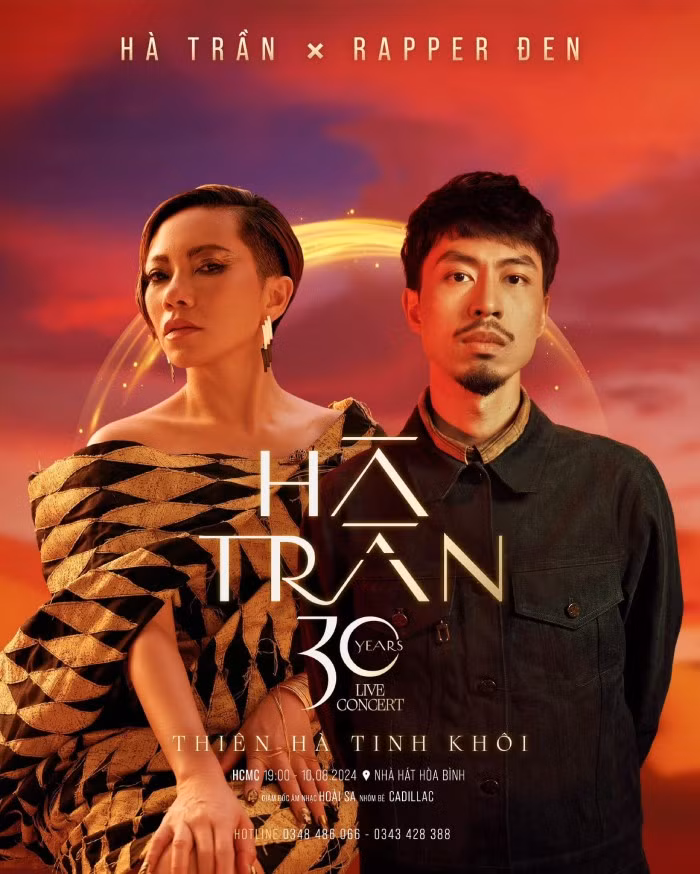 Rapper Đen Vâu chính thức là khách mời đặc biệt của live concert "Thiên hà tinh khôi" của diva Hà Trần