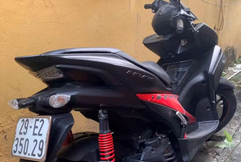Chiếc xe máy tang vật vụ án