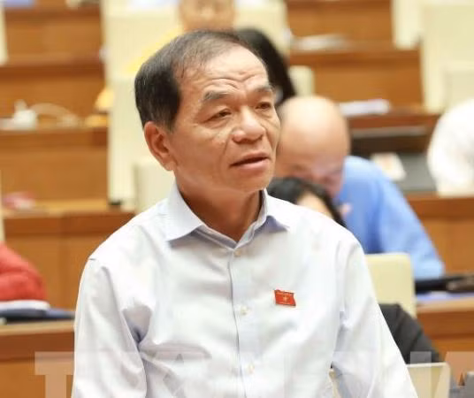 Đại biểu Lê Thanh Vân (đoàn Cà Mau) phát biểu thảo luận