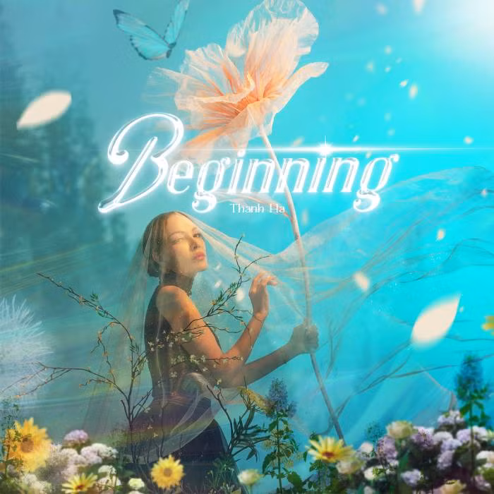Bìa album "Beginning" vừa được ra mắt của ca sĩ Thanh Hà