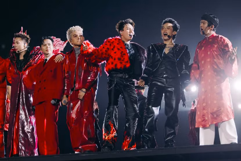 Các anh tài trên sân khấu concert của Anh trai vượt ngàn chông gai"
