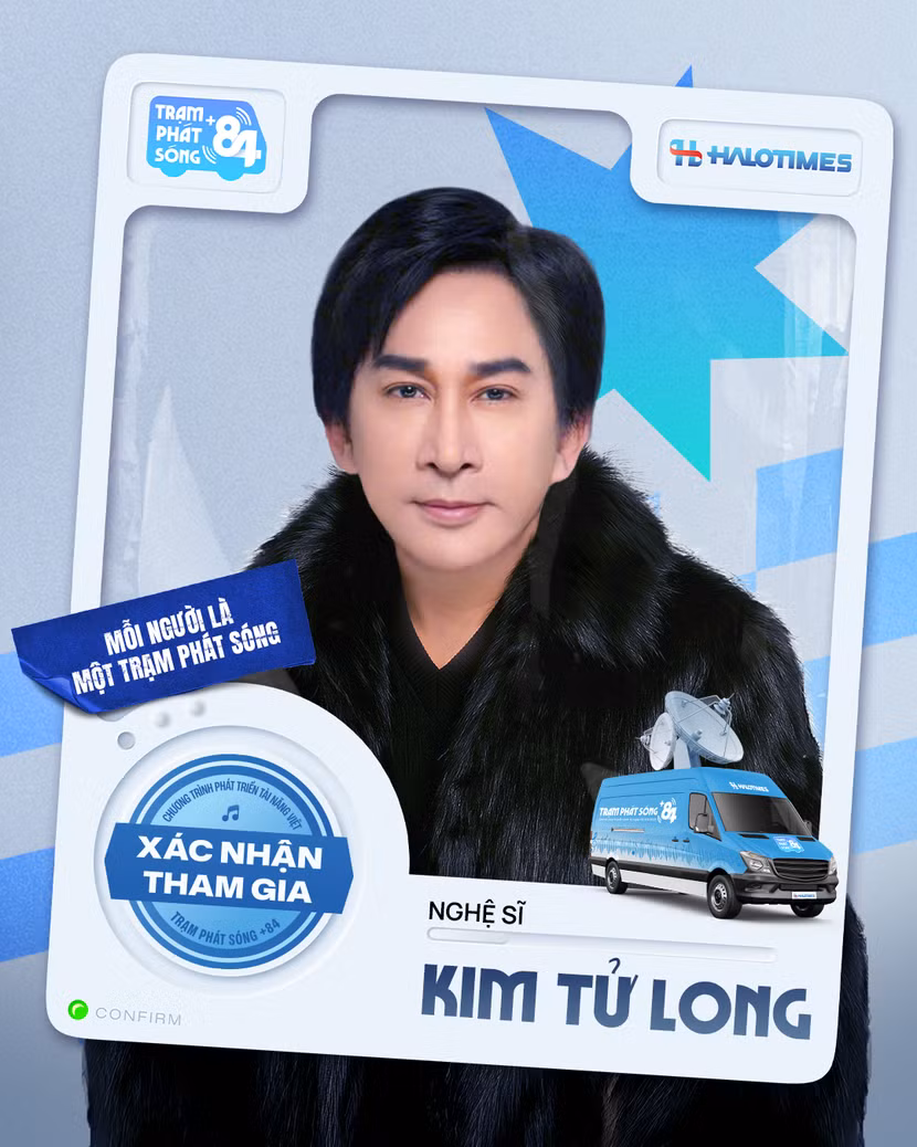Nghệ sĩ cải lương Kim Tử Long sẽ đồng hành cùng chương trình "Trạm phát sóng (+84)"