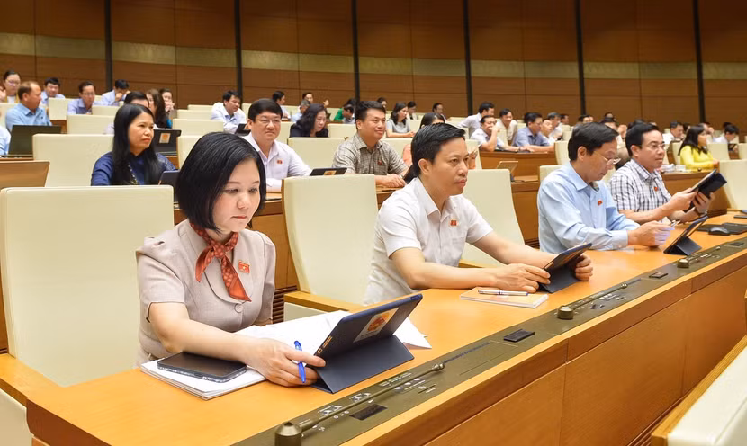 Quang cảnh phiên chất vấn