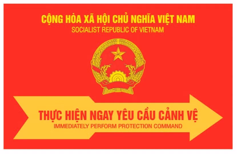 Mặt trước mẫu Giấy bảo vệ đặc biệt