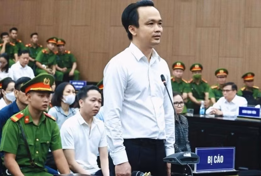 Bị cáo Trịnh Văn Quyết - Cựu chủ tịch FLC tại phiên xét xử sơ thẩm