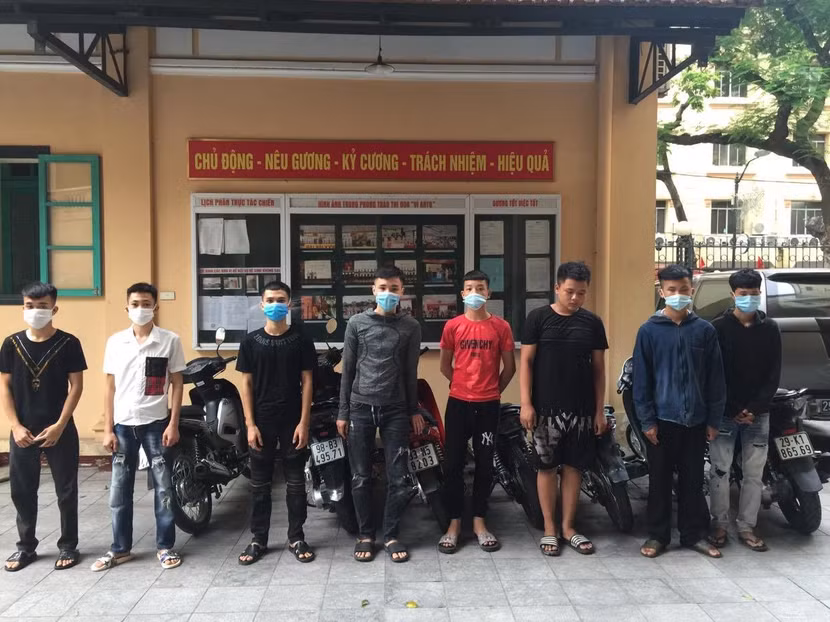 Nhóm đối tượng bị CAQ Hoàn Kiếm lập hồ sơ xử lý