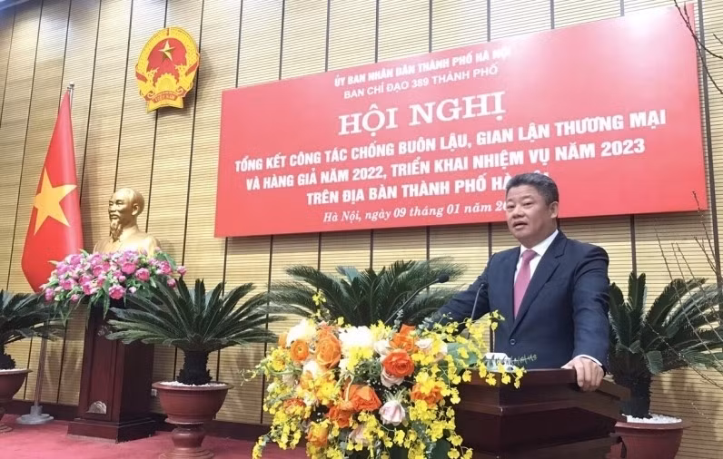 Phó Chủ tịch UBND TP. Hà Nội Nguyễn Mạnh Quyền phát biểu chỉ đạo hội nghị Phó Chủ tịch UBND TP. Hà Nội Nguyễn Mạnh Quyền phát biểu chỉ đạo hội nghị