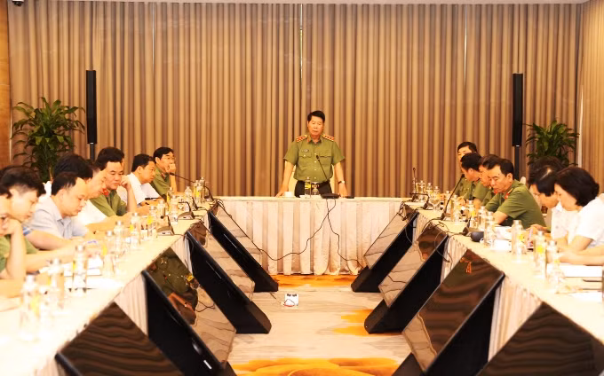 Thứ trưởng Bùi Văn Nam phát biểu chỉ đạo tại buổi kiểm tra