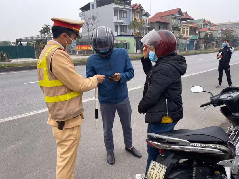 Địa bàn huyện Sóc Sơn trong những ngày Tết tình hình lái xe vi phạm bia, rượu có dấu hiệu phức tạp. Chính vì vậy, đơn vị đã chủ động triển khai các kế hoạch, phương án kiểm tra nhằm kịp thời phát hiện, xử lý nghiêm vi phạm