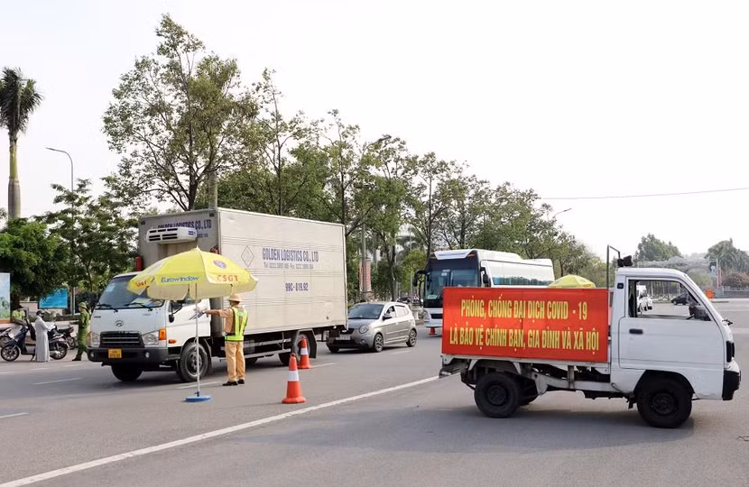 Các chốt kiểm soát Covid -19 hoạt động hiệu quả tại Bắc Ninh