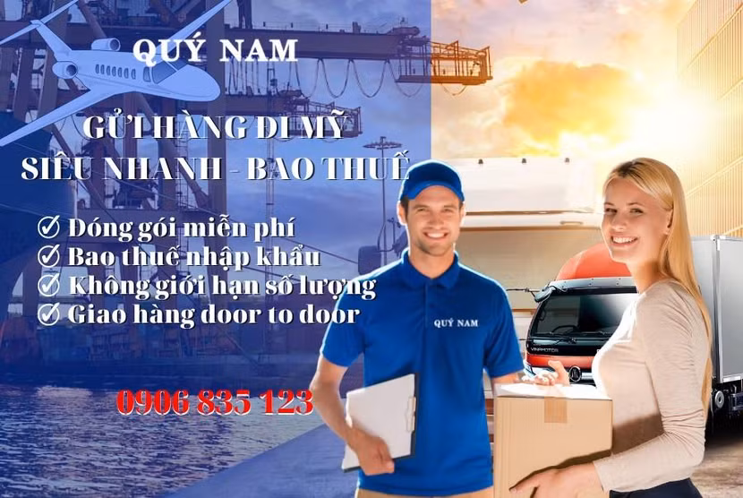 Nhận hàng an toàn, door to door tại Mỹ Nhận hàng an toàn, door to door tại Mỹ