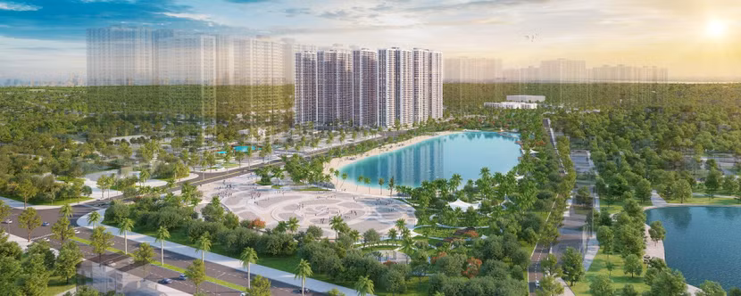 Sở hữu vị trí gần công viên trung tâm Imperia Smart City trở thành hàng “hot” khu vực phía tây