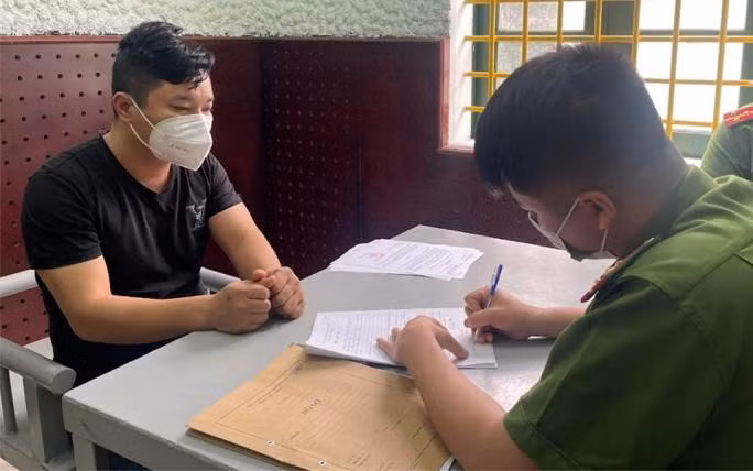 CQĐT ghi lời khai của đối tượng Chương