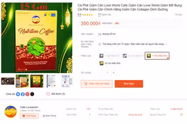 Phát hiện Love World Nutrition Coffee quảng cáo gây hiểu lầm