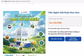 Viên giải rượu Non Alco quảng cáo khi chưa được cấp phép, Bộ Y tế vào cuộc
