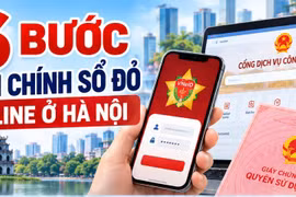 6 bước nộp hồ sơ đính chính sổ đỏ online ở Hà Nội 