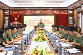 Thẩm định bài giảng chương trình huấn luyện đầu khóa cho các trường Công an nhân dân