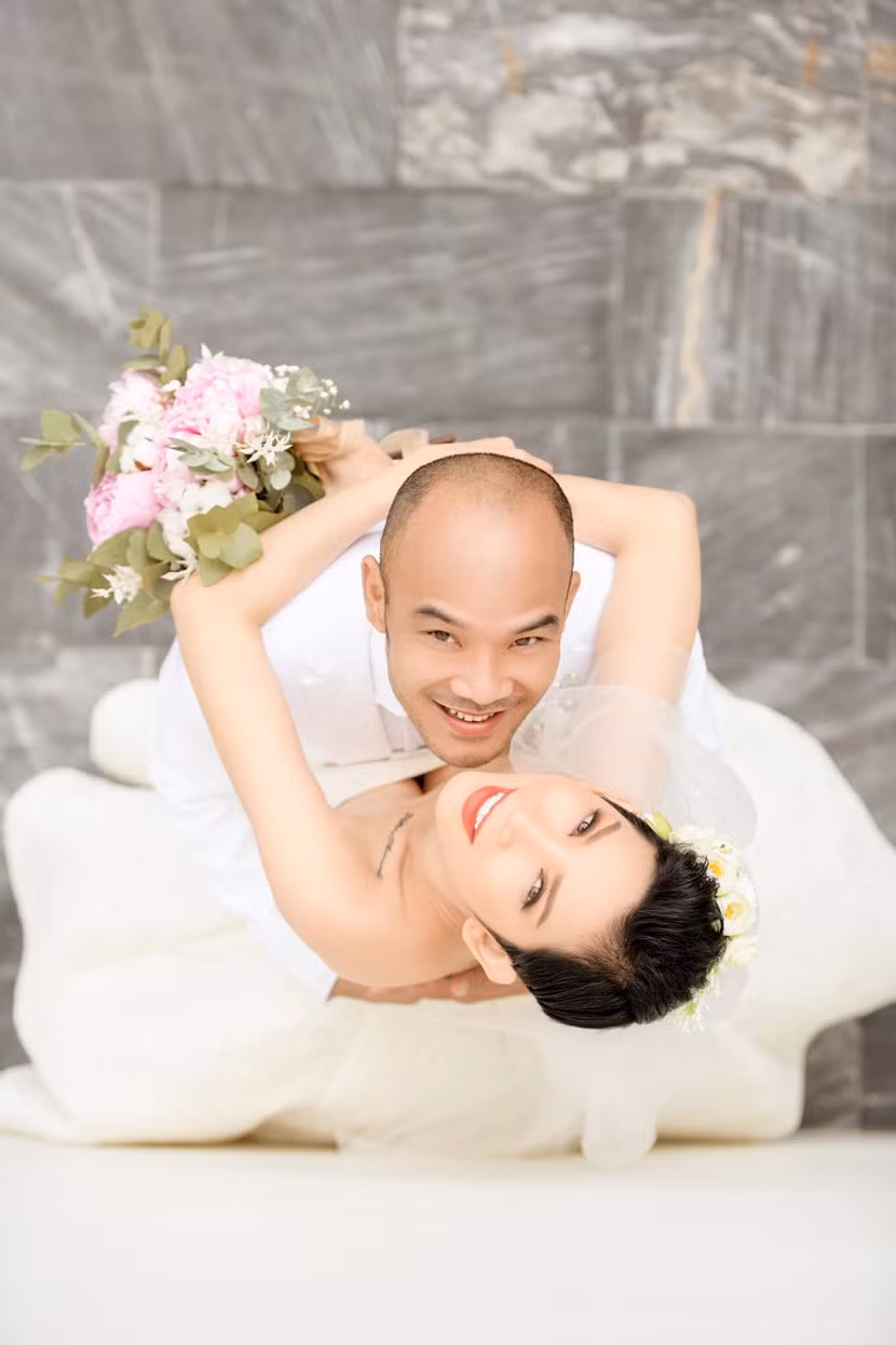 Siêu mẫu Xuân Lan và chồng - đạo diễn Ngọc Lâm