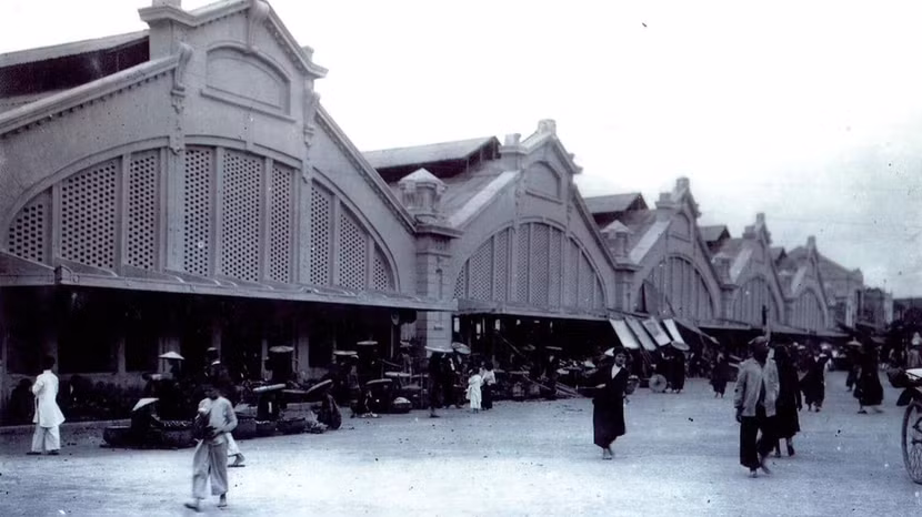 Chợ Đồng Xuân thời Pháp