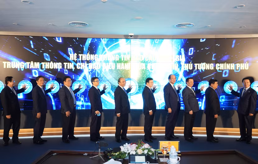 Nghi thức khai trương Hệ thống thông tin báo cáo quốc gia