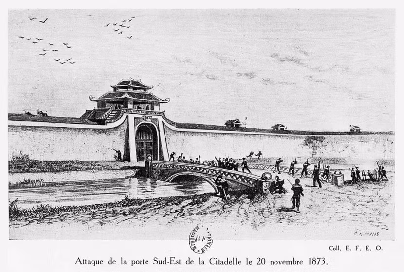 Thực dân Pháp tấn công cửa Đông Nam thành Hà Nội ngày 20-11-1873