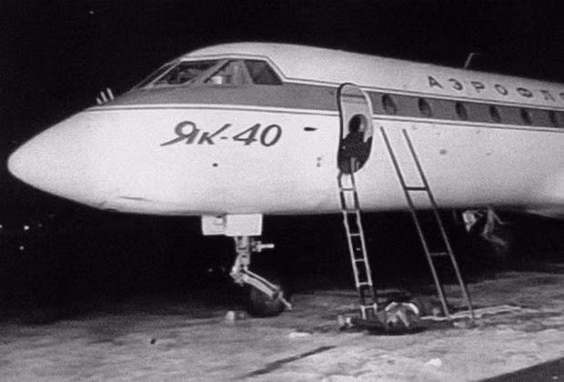 Chiếc Yak-40 sau vụ giải cứu ở Vnukovo-1