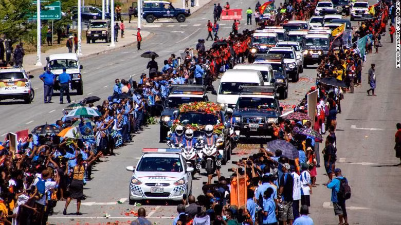 Hàng nghìn người dự lễ tang vị Tổng thống đầu tiên của Papua New Guinea