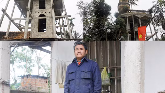 Một lão nông gàn thành “kiến trúc sư” đặc biệt và ngôi nhà kỳ quái gần một phần tư thế kỷ vẫn chưa hoàn thiện ảnh 1