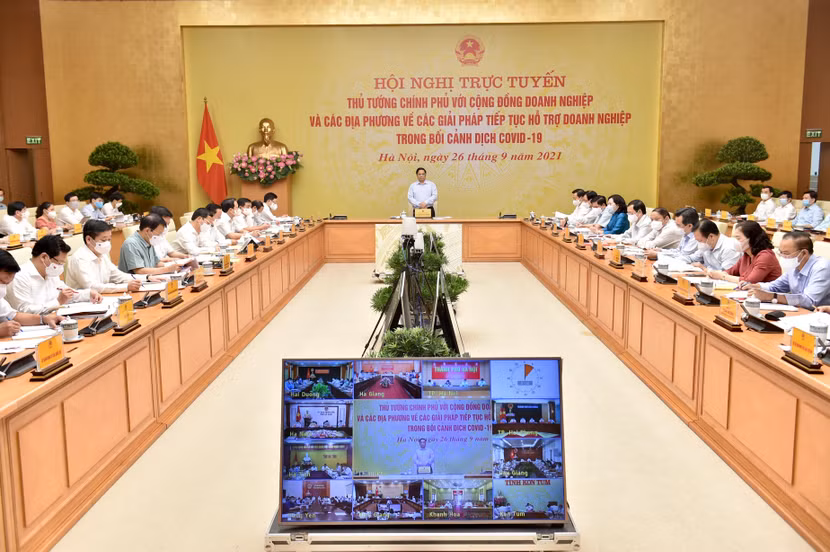 Thủ tướng Chính phủ Phạm Minh Chính phát biểu tại hội nghị