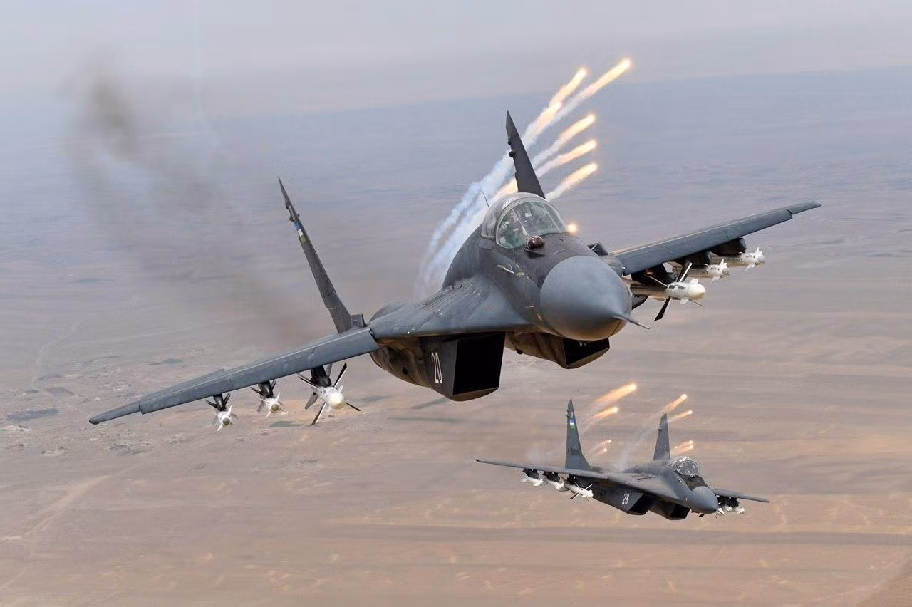 Tiêm kích MiG-29 của không quân Uzbekistan Tiêm kích MiG-29 của không quân Uzbekistan
