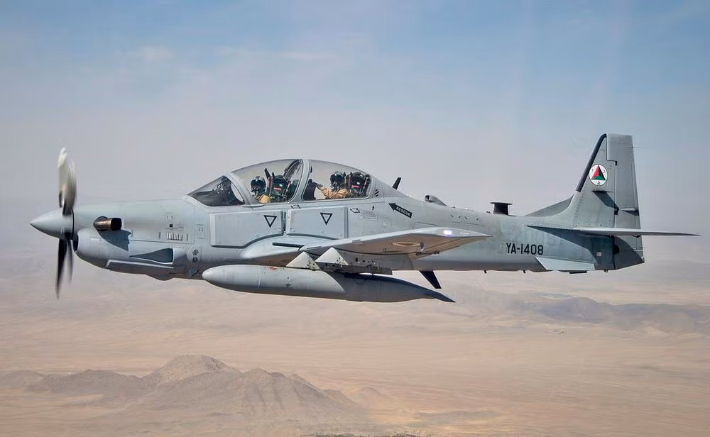 Cường kích A-29 Super Tucano của không quân Afghanistan Cường kích A-29 Super Tucano của không quân Afghanistan