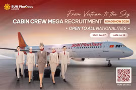 Sun PhuQuoc Airways khởi động đợt tuyển dụng tiếp viên lớn nhất năm, chào đón ứng viên quốc tế