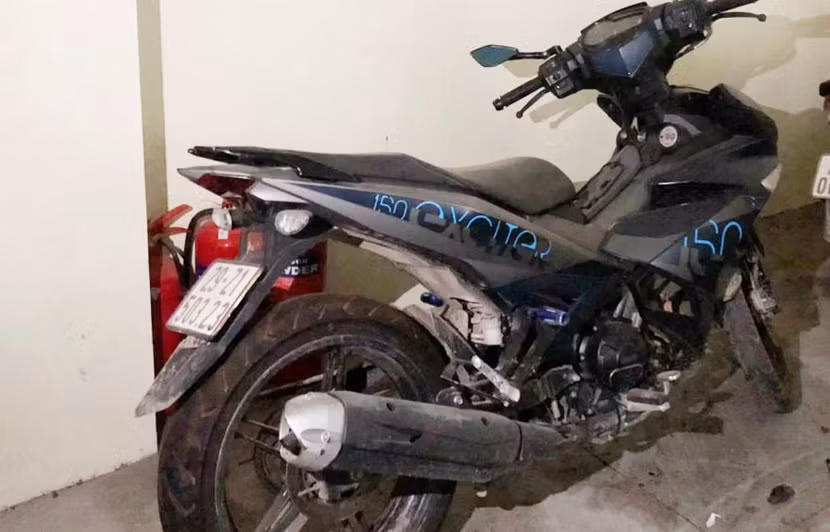 Hình ảnh chiếc xe máy nhãn hiệu Yamaha Exciter