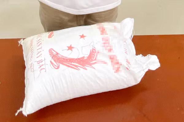 Bao gạo chứa gần 6.000 viên ma túy tổng hợp
