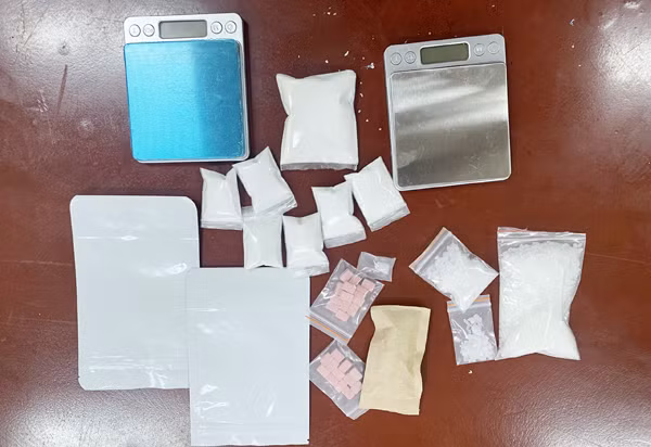 Số ma túy thu giữ được tại nhà trọ của Thái tại Hà Nội